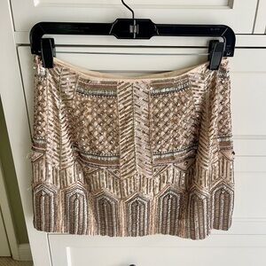 Club Monaco Sequined Mini Skirt